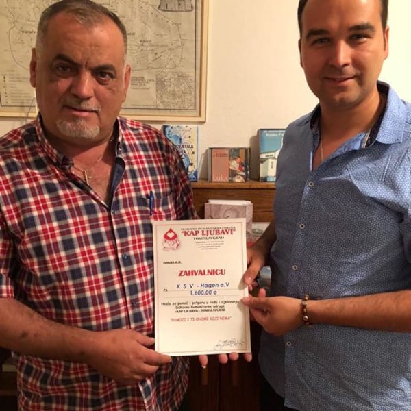 Donacija kluba KSV Croatia Hagen