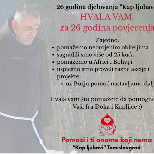 1.11.2025. – 26 godina “Kap ljubavi”